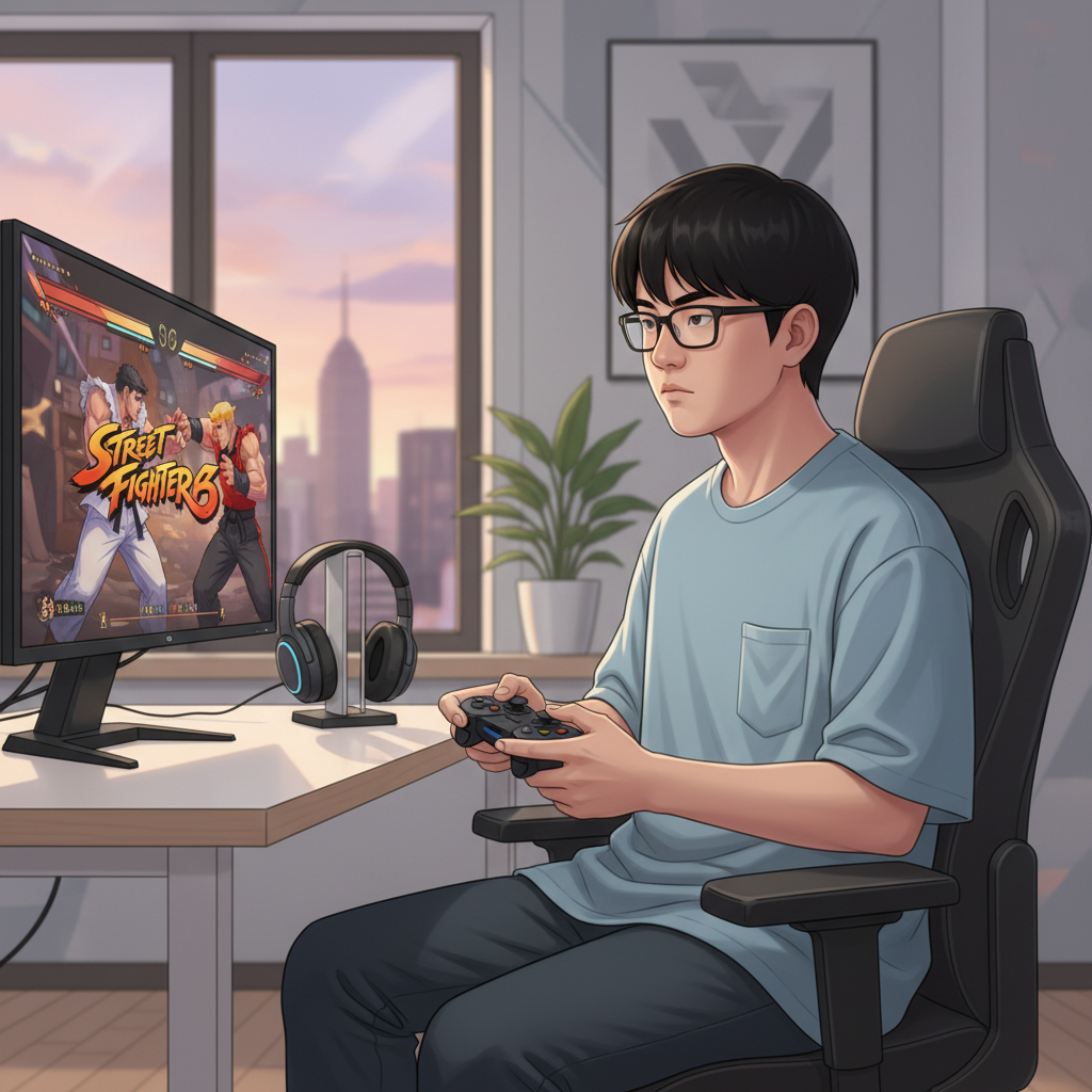 集中力が武器に！Y君、SF6で全国大会を目指す