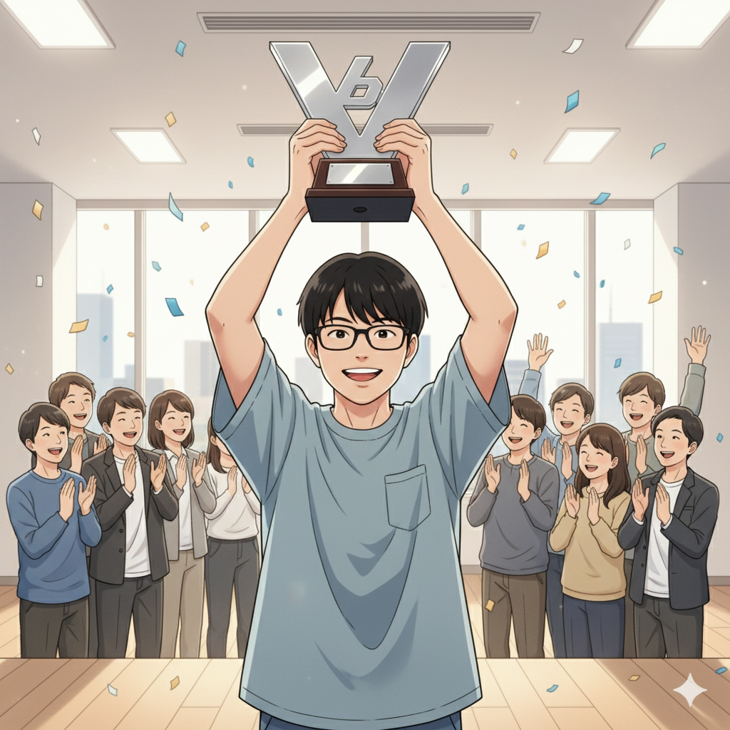 仲間との出会いが自信に！そして、大会優勝へ（Y君、塾長）